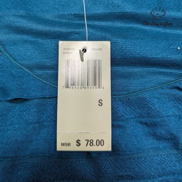 Max Studio Long Sleeve Tiered Top Size S - Picture 2 of 5